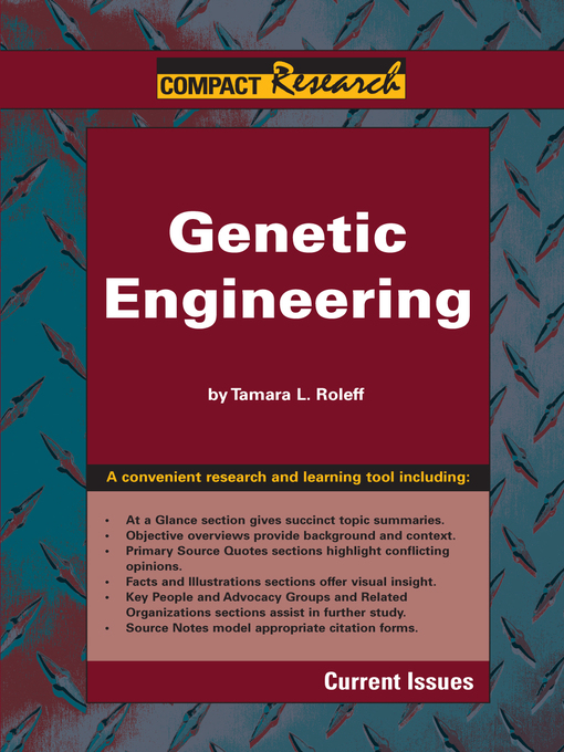 Cover image for Genetic Engineering